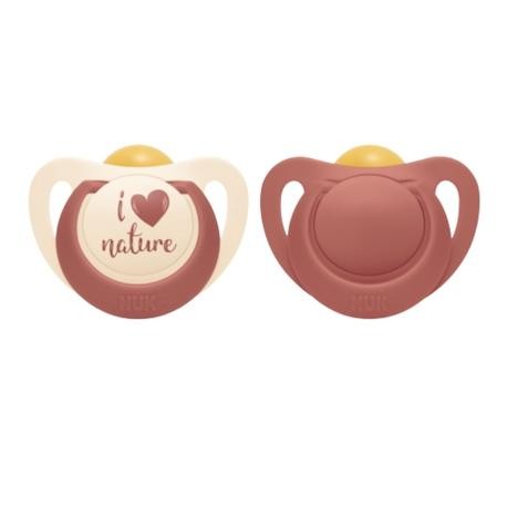 NUK For Nature, Gr. 3 (18-36 Mon.), Anatomisch - Latex, 2er-Set NUK For Nature, Gr. 3 (18-36 Mon.), Anatomisch - Latex, 2er-Set