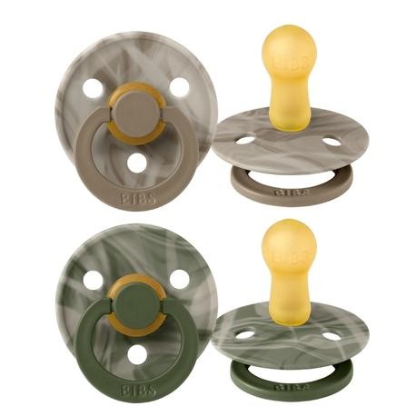 BIBS Colour - 2er Pack, Gr. 2 (6+ Mon.), Rund - Latex
