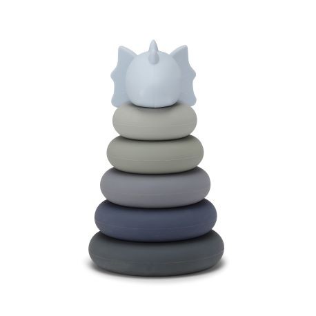 Konges Sløjd, Stapelturm, Mini-Drache, Blau Konges Sløjd, Stapelturm, Mini-Drache, Blau