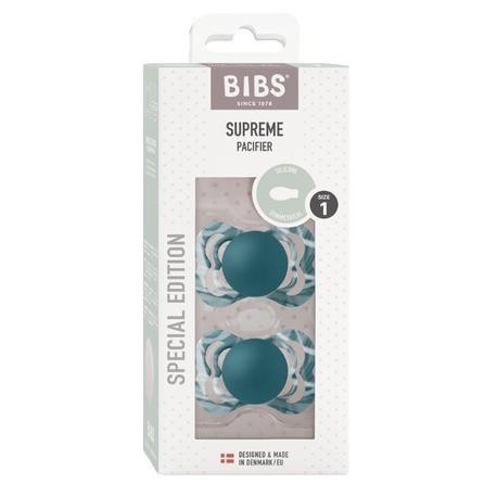 BIBS Supreme Tie Dye - 2er Pack,  Gr. 1 (0-6 Mon.),  Symmetrisch - Silikon