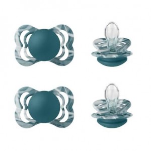 BIBS Supreme Tie Dye - 2er Pack,  Gr. 1 (0-6 Mon.),  Symmetrisch - Silikon