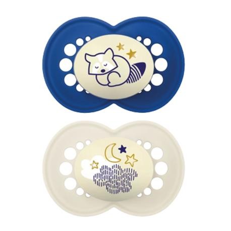 MAM Original Night 2er Pack, Gr. 3 (16-36 Mon.), Symmetrisch - Silikon