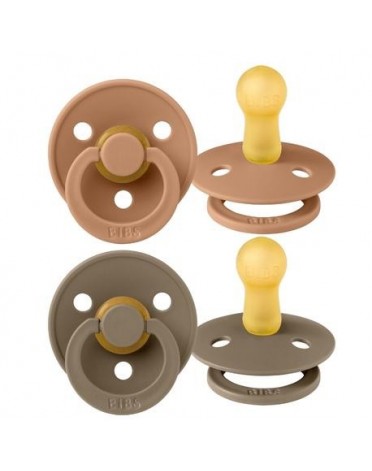 BIBS Colour - 2er Pack, Gr. 2 (6+ Mon.), Rund - Latex