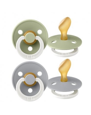 BIBS Colour 2er Pack, Gr. 2 (6+ Mon.), Anatomisk - Latex