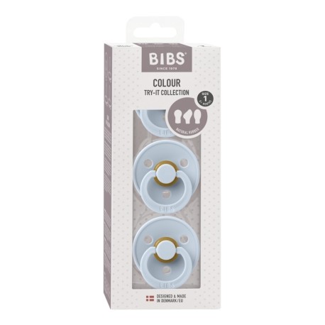 BIBS Try-It Colour - 3er-Pack, Gr. 1 (0-6 Mon)