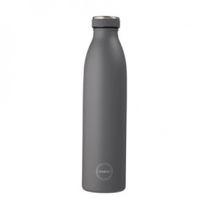 Aya&Ida,  Drinking Bottle, Trinkflasche mit Deckel, 750 ml, Dark Grey