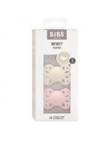 BIBS Infinity 2er-Set, Gr. 2 (6+ Mon.), Anatomisch - Silikon