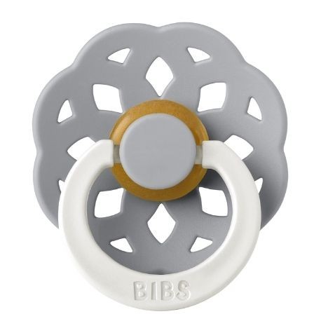 BIBS Boheme Night, Gr. 2 (6+ Mon.) , Rund - Latex, Schnuller mit Namen , 5er-Pack
