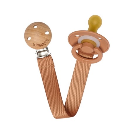 Byhappyme, 2er pack, Schnullerkette mit Clip
