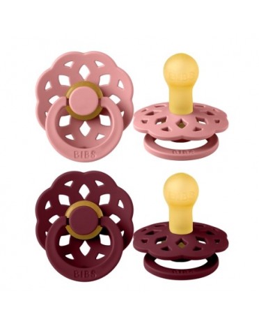 BIBS Boheme - 2er Pack,  Gr. 1 (0-6 Mon.), Rund - Latex