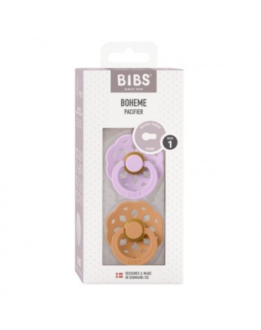 BIBS Boheme - 2er Pack,  Gr. 1 (0-6 Mon.), Rund - Latex