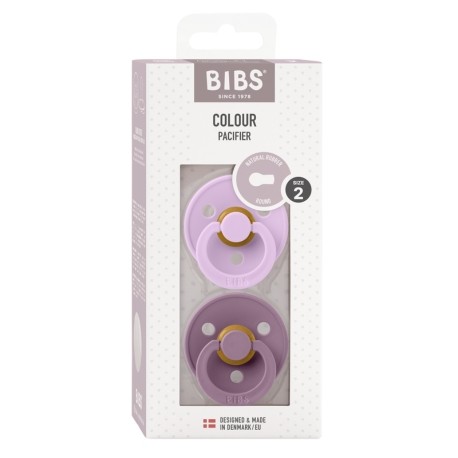 BIBS Colour - 2er Pack, Gr. 2 (6+ Mon.), Rund - Latex