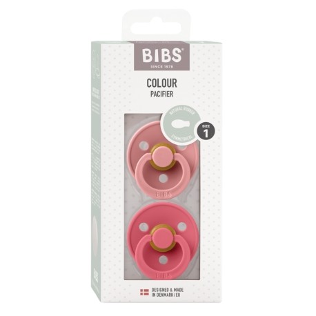 BIBS Colour 2er Pack,  Gr. 1 (0-6 Mon.), Symmetrisch - Latex