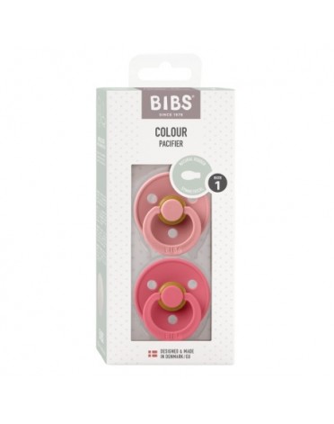BIBS Colour 2er Pack,  Gr. 1 (0-6 Mon.), Symmetrisch - Latex
