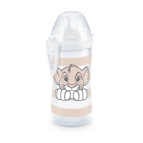 NUK Kiddy Cup, Trinkflasche, Lion King, 12+m