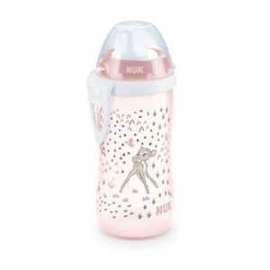 NUK Kiddy Cup, Trinkflasche, Bambi, 12+m