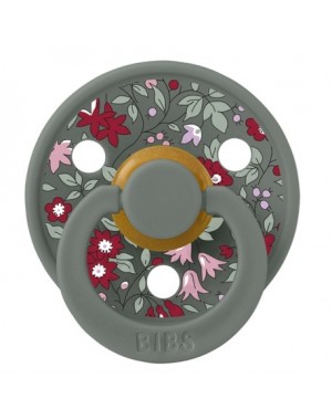 BIBS X LIBERTY, Colour 2er-Pack, Größe 1 (0-6 Monate), Rund - Latex