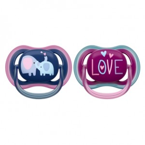 PHILIPS AVENT Ultra Air - 2er Pack, Gr. 3 (18+ Mon).,Symmetrisch - Silikon