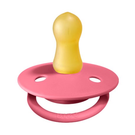BIBS De Lux, Gr. 1 (0-6 Mon.) ,  Rund - Latex, Schnuller mit Namen ,  5er-Pack