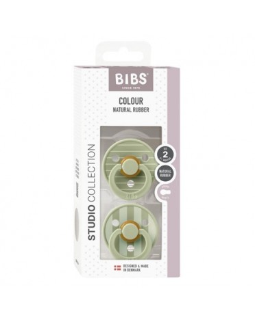 BIBS Studio Line - 2er Pack,  Gr. 2 (6+ Min.), Rund - Latex
