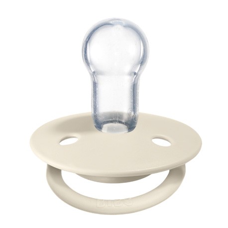 BIBS De Lux, One size (0-36 mdr.), Rund - Silikone, Sutter med navn ,  5-pak