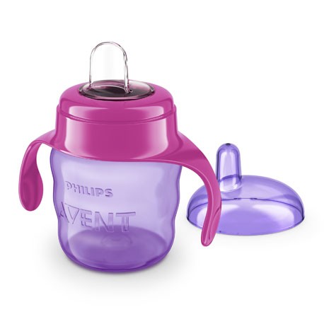 Philips Avent, Kop med drikketud,  Lilla/lyserød, Str. 6+ mdr.