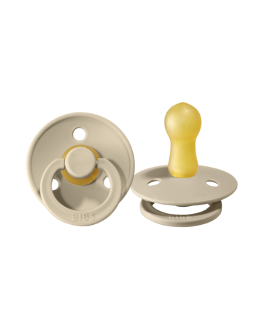 BIBS Colour - 2-pak,  Str. 2 (6+ mdr.),  Rund - Latex