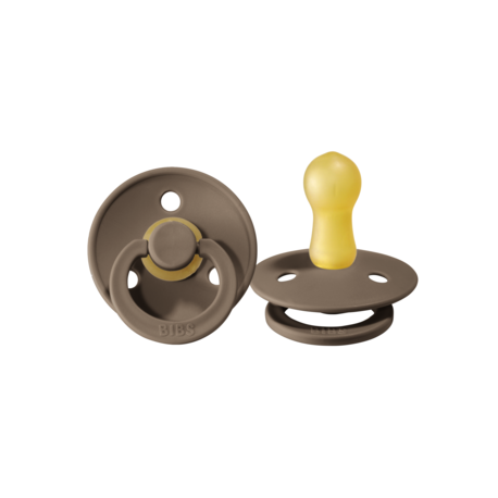 BIBS Colour - 2-pak,  Str. 2 (6+ mdr.),  Rund - Latex