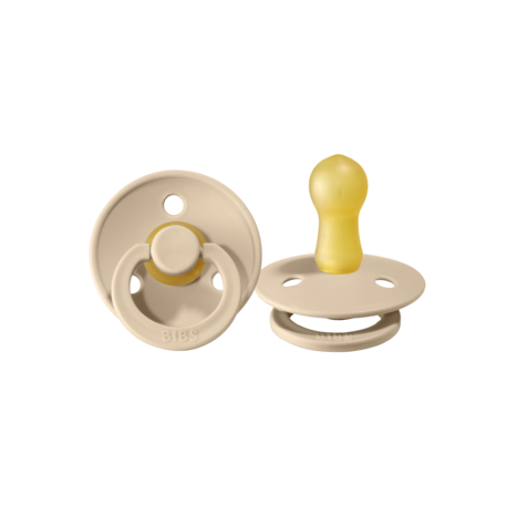 BIBS Colour - 2-pak,  Str. 2 (6+ mdr.),  Rund - Latex