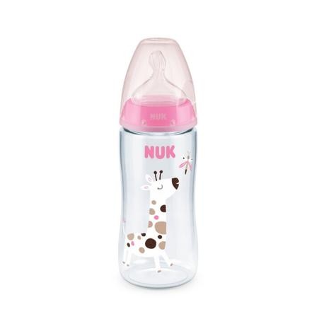 NUK  First Choice, Sutteflaske, Blå, 6-18 mdr.