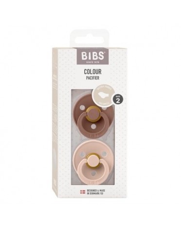 BIBS Colour - 2-pak, Str. 2 (6+ mdr.), Anatomisk - Latex