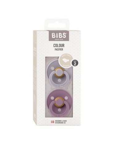 BIBS Colour - 2-pak, Str. 2 (6+ mdr.), Anatomisk - Latex