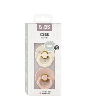 BIBS Colour - 2-pak, Str. 2 (6+ mdr.), Symmetrisk - Latex