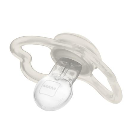 MAM Supreme,  Str. 2 (6-16 mdr.), Symmetrisk - Silikone, Sutter med navn