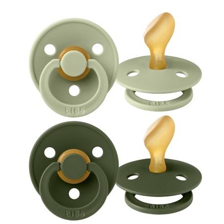 BIBS Colour - 2-pak, Str. 2 (6+ mdr.), Anatomisk - Latex