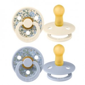 BIBS X LIBERTY, Colour 2-pak, Str. 2 (6+ mdr.), Rund - Latex