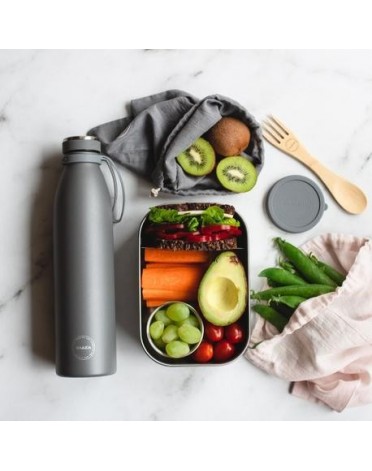 Aya&Ida, Lunchbox 1000 ml, Dark Grey