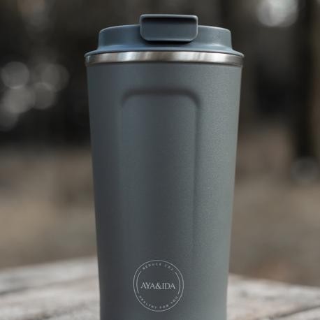 Aya&Ida, CUP2GO, 500 ml, Dark Grey