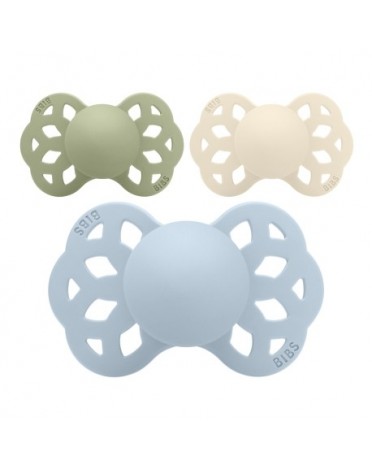 BIBS Infinity,  Str. 1 (0-6 mdr.), Anatomisk - Silikone
