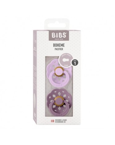 BIBS Boheme - 2-pak,  Str. 1 (0-6 mdr.), Rund - Latex
