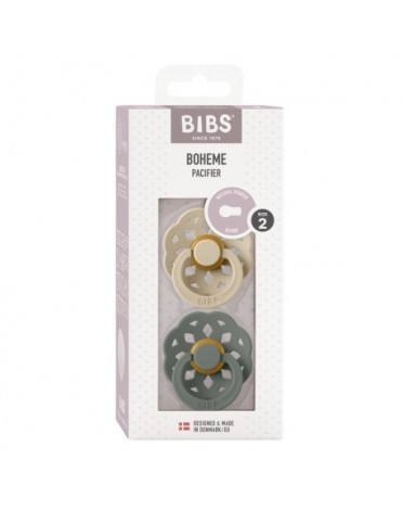 BIBS Boheme - 2-pak,  Str. 2 (6+ mdr.), Rund - Latex,