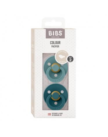 BIBS Colour - 2-pak, Str. 2 (6+ mdr.), Anatomisk - Latex