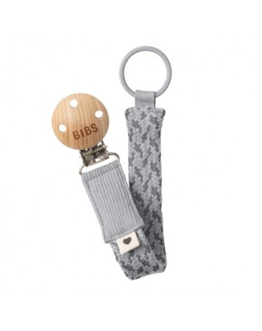 BIBS Paci Braid,  Suttesnor, Cloud / Iron