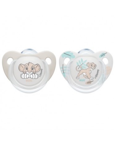 NUK Sut, Disney,  Str. 2 (6-18 mdr.), Anatomisk, Silikone 2-pak