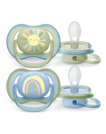 PHILIPS AVENT Ultra Air, Str. 1 (0-6 mdr.), Symmetrisk - Silikone