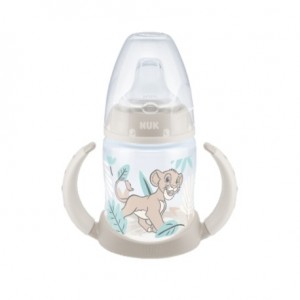 NUK First Choice+ Learner Bottle, Sutteflaske, 150 ml, Lion King