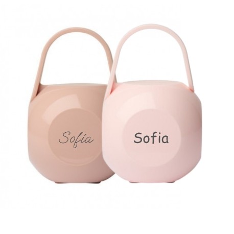 Sutteboks med navn, 2-pack, Findes i flere farver