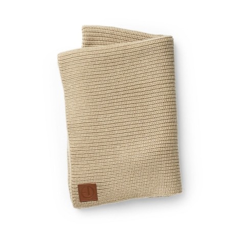 Elodie, Strikket tæppe, Pure Khaki