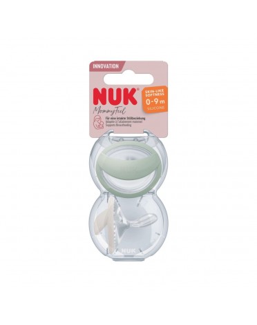 NUK sut, Mommy feel, Grøn/hvid