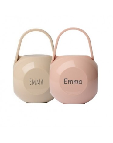 Sutteboks med navn, 2-pack, Findes i flere farver